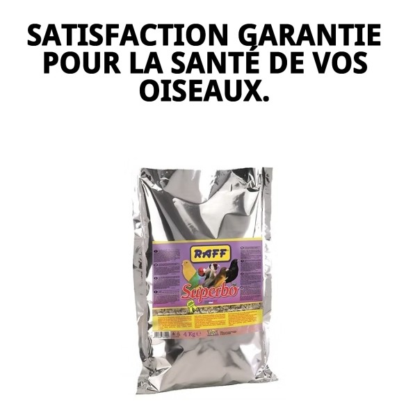 Aliment complémentaire pour oiseaux RAFF SUPERBO