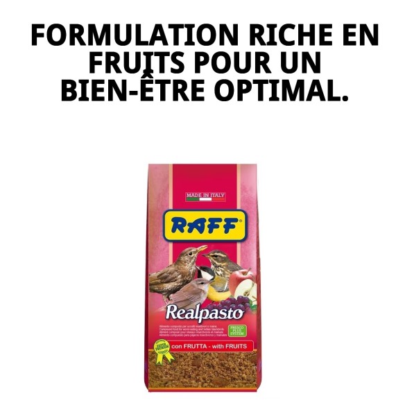 Raff Real Pâture 1 kg : Nutrition idéale pour vos oiseaux