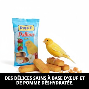Bizcochos RAFF PALLINO MELA-5 : En-cas sain pour oiseaux. 2