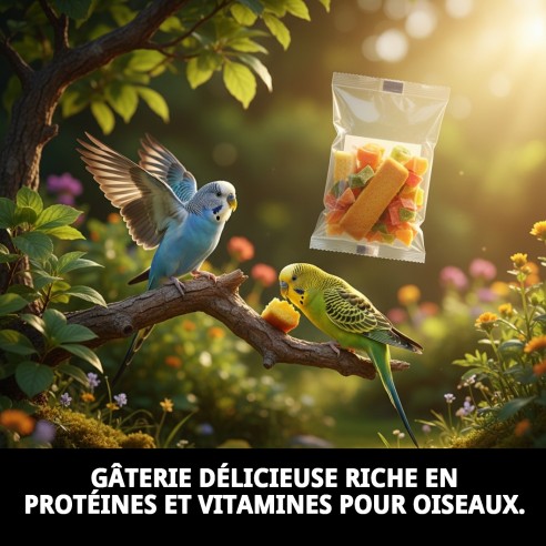 Gâteaux RAFF PALLINO FRUITS : Nutrition et Saveur pour Oiseaux