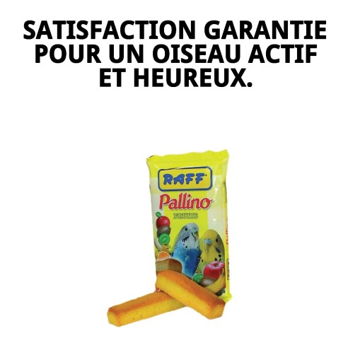 Gâteaux RAFF PALLINO FRUITS : Nutrition et Saveur pour Oiseaux