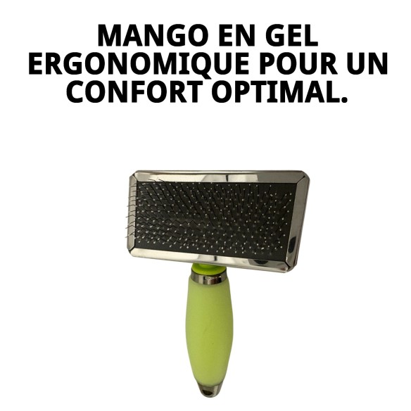 Brosse Professionnelle Grande en Silicone pour Chiens et Chats