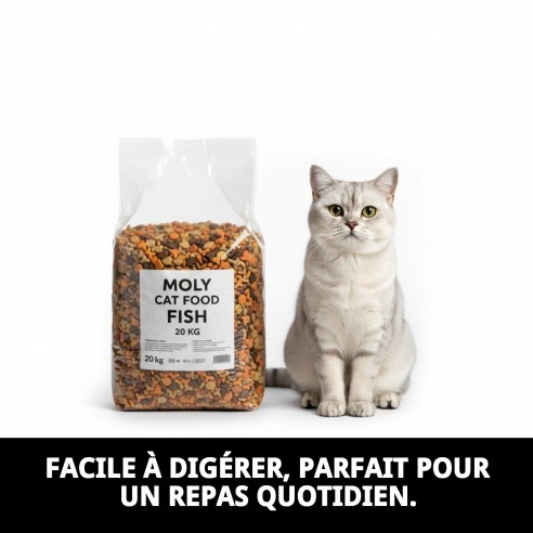 PENSÉE MOLY CHATS POISSON 20 KG