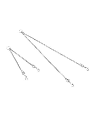 ACOPLE 2 PERROS CROMADO 50cm X 2mm