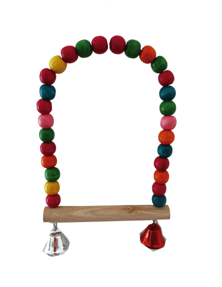 COLUMPIO INTERACTIVO C/SONIDO ARCO MADERA COLORES  - 