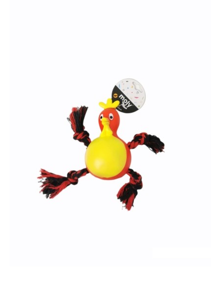 JUGUETE MORDEDOR PERRO GALLINA 21 CM - 