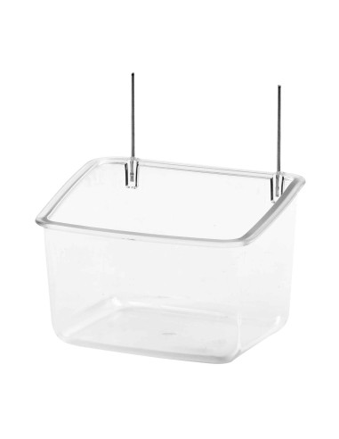 COMEDERO PAPAGAYO CON ALAMBRES 9X7X6.5H 10 UNIDADES - 