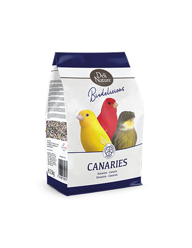 Deli Nature Aliment Complet pour Canaris – Mélange Premium avec Fruits, Graines Sauvages, Digestif et Vitaminé