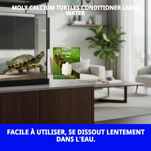 Moly Calcium pour Grandes Tortues - Renforce leur Carapace