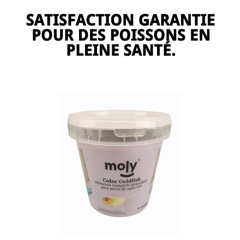Moly Goldfish Color Granulé 275g - Nourriture pour Poissons