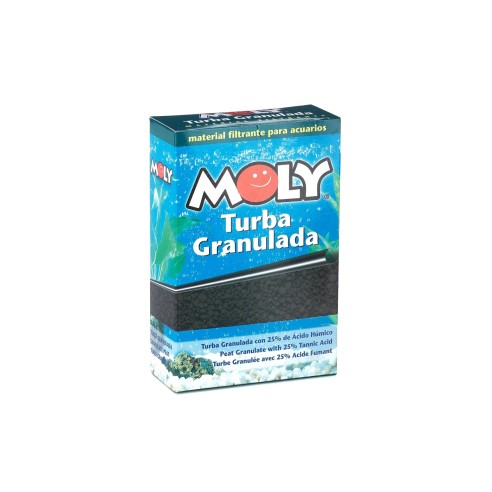 Moly Tourbe Granulée 325g pour Aquariums et Filtration