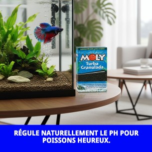 Moly Tourbe Granulée 325g pour Aquariums et Filtration 2