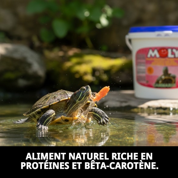 MOLY GAMMARUS 500g : Nutrition naturelle pour tortues et poissons