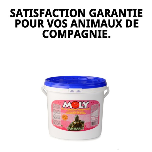 MOLY GAMMARUS 500g : Nutrition naturelle pour tortues et poissons