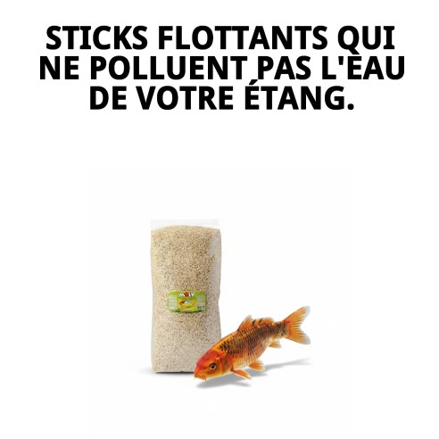 Moly Étang Bâtonnets 4 kg: Nourriture Professionnelle pour Poissons