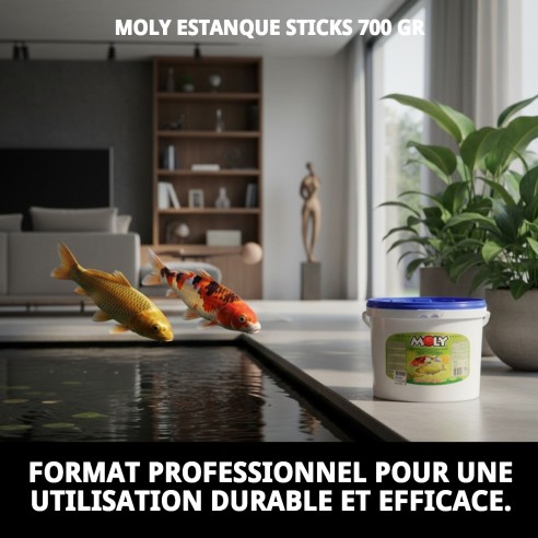 Moly Étang Bâtonnets 700g: Alimentation Idéale pour Poissons