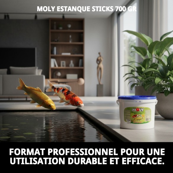 Moly Étang Bâtonnets 700g: Alimentation Idéale pour Poissons