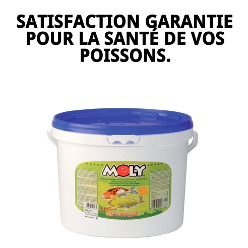 Moly Étang Bâtonnets 700g: Alimentation Idéale pour Poissons