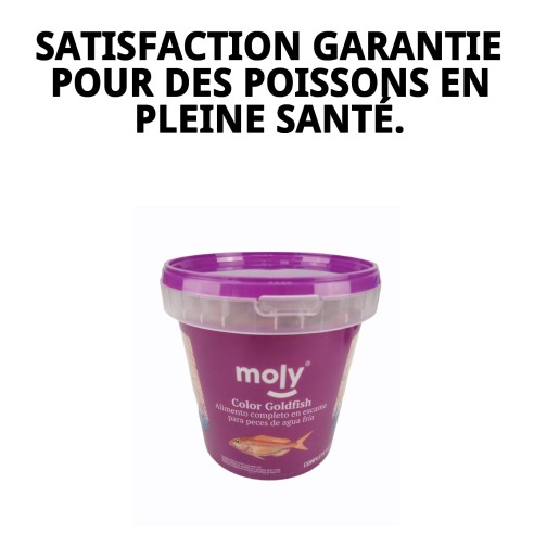Nourriture Moly Goldfish Color 200g pour des poissons vibrants