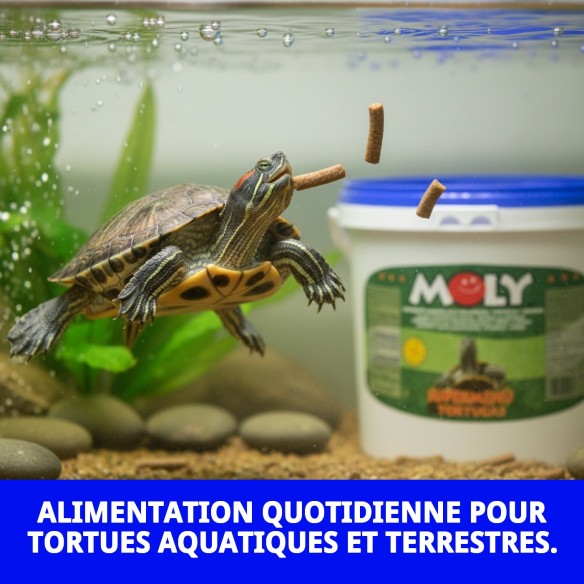Menu Moly Tortues 1.5 kg: Alimentation Idéale pour les Galápagos