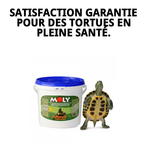 Menu Moly Tortues 1.5 kg: Alimentation Idéale pour les Galápagos