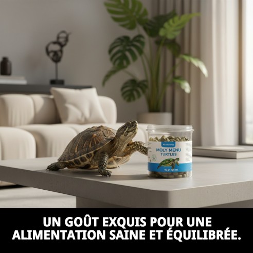 Nourriture Moly Menu Tortues 40g pour une santé et une croissance optimales