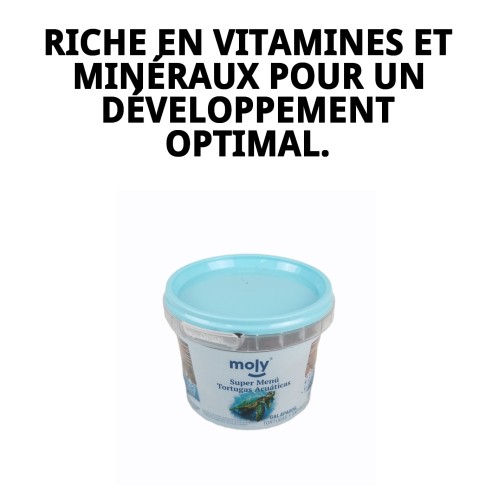Nourriture Moly Menu Tortues 40g pour une santé et une croissance optimales