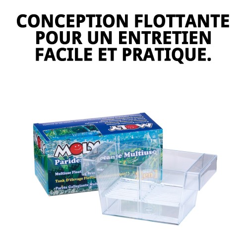 Paridera Flottante 2 en 1 Moly pour Animaux de Compagnie - 21x10x9,5 cm