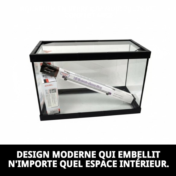Acuarium en verre Moly 20L Kit complet pour poissons