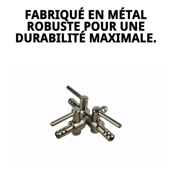 Clé Métallique 3 Sorties pour Animaux - Qualité et Durabilité