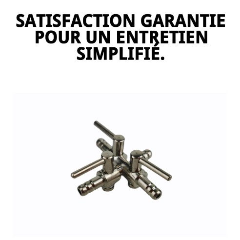 Clé Métallique 3 Sorties pour Animaux - Qualité et Durabilité