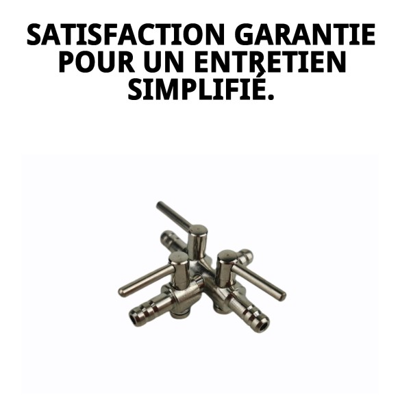 Clé Métallique 3 Sorties pour Animaux - Qualité et Durabilité