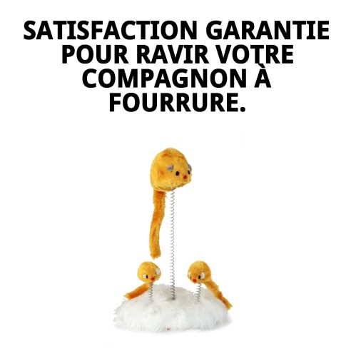 Jouet Souris à Ressort pour Divertissement Familial des Animaux de Compagnie