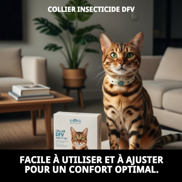 Collier DFV Insecticide : Protection Efficace pour votre Chien