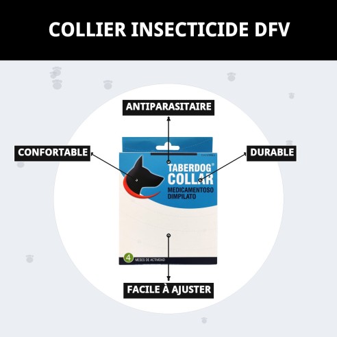 Collier DFV Insecticide : Protection Efficace pour votre Chien