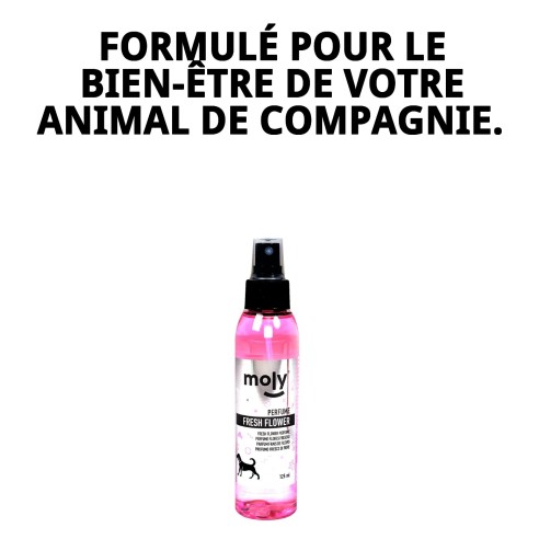 Parfum Fleurs Fraîches pour Animaux - Parfum Délicieux 125ml