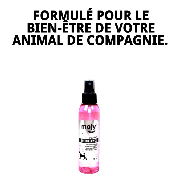 Parfum Fleurs Fraîches pour Animaux - Parfum Délicieux 125ml