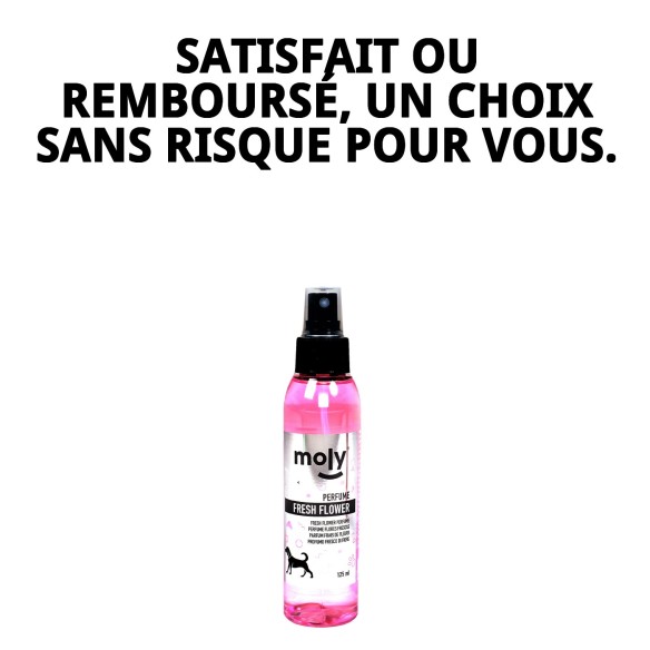 Parfum Fleurs Fraîches pour Animaux - Parfum Délicieux 125ml