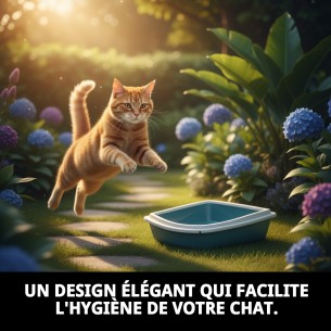 Cornisa Bac à Litière pour Chat 2 : Design et confort pour votre chat 2
