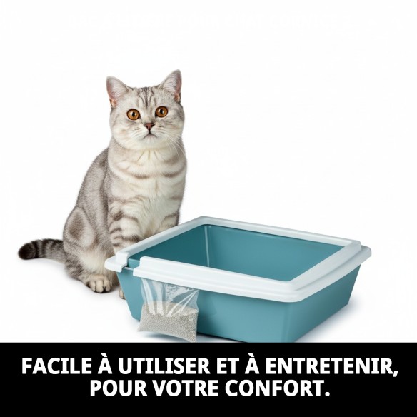 Cornisa Bac à Litière pour Chat 2 : Design et confort pour votre chat