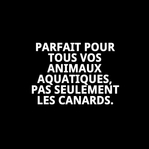 Abreuvoir court à bec de canard pour cages d'animaux de compagnie.