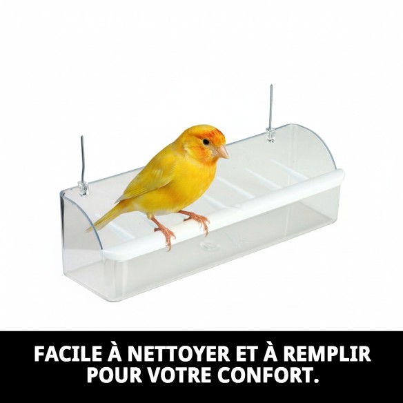 Comportement Int. 23cm avec Crochet Métallique pour Animaux de Compagnie