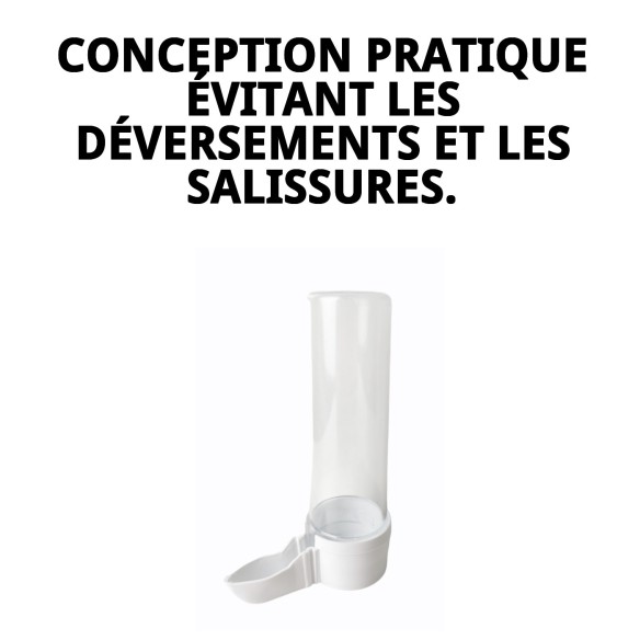 Biberon Long Bec Canard : Accessoire Idéal pour Cages