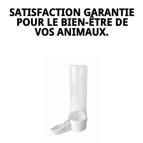 Biberon Long Bec Canard : Accessoire Idéal pour Cages