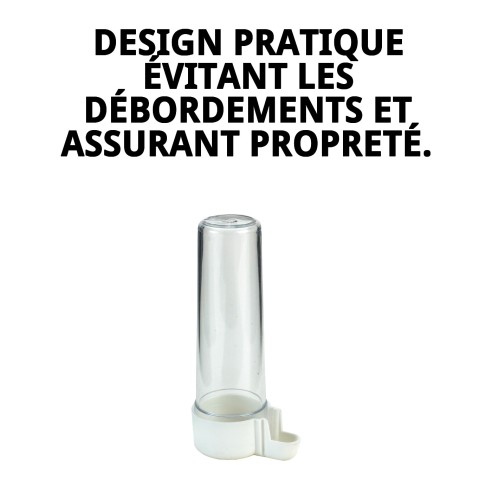 Abreuvoir Tube N.2 Long pour Animaux de Compagnie - Accessoires de Cage