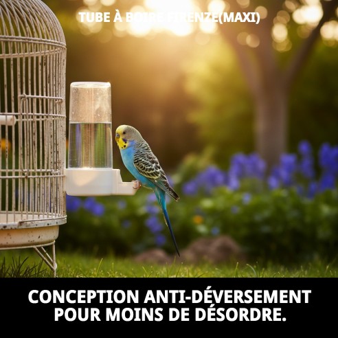 Biberón Tube Firenze Maxi pour votre animal de compagnie - Accessoires pour cages