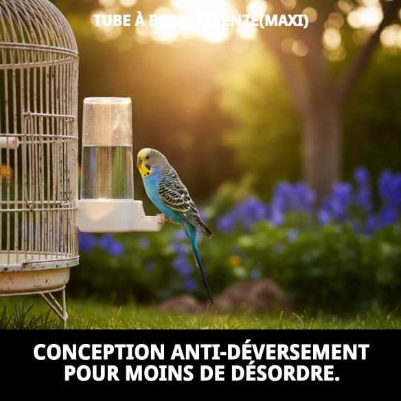 Biberón Tube Firenze Maxi pour votre animal de compagnie - Accessoires pour cages