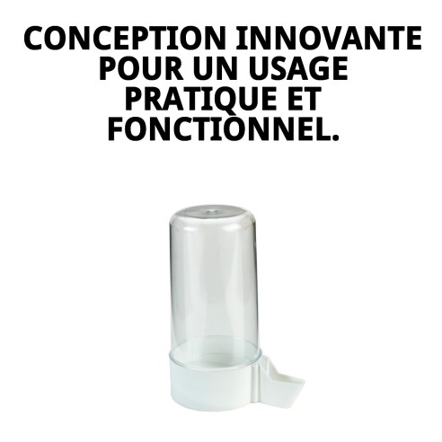 Distributeur d'eau Tube Super avec Anneau pour Animaux de Compagnie - Idéal et Pratique