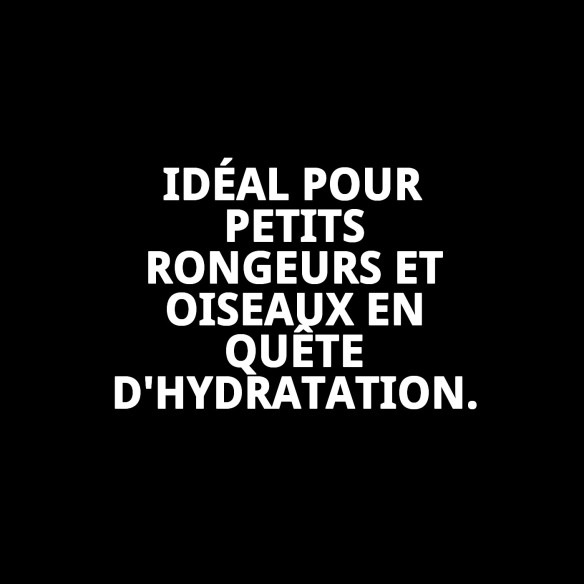 Distributeur d'eau Tube Super avec Anneau pour Animaux de Compagnie - Idéal et Pratique