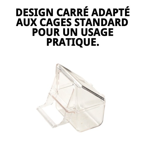 Nourrisseur pour cages standard - Pratique et fonctionnel